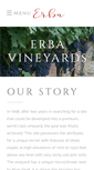 Mobile Screenshot of erbavineyards.com